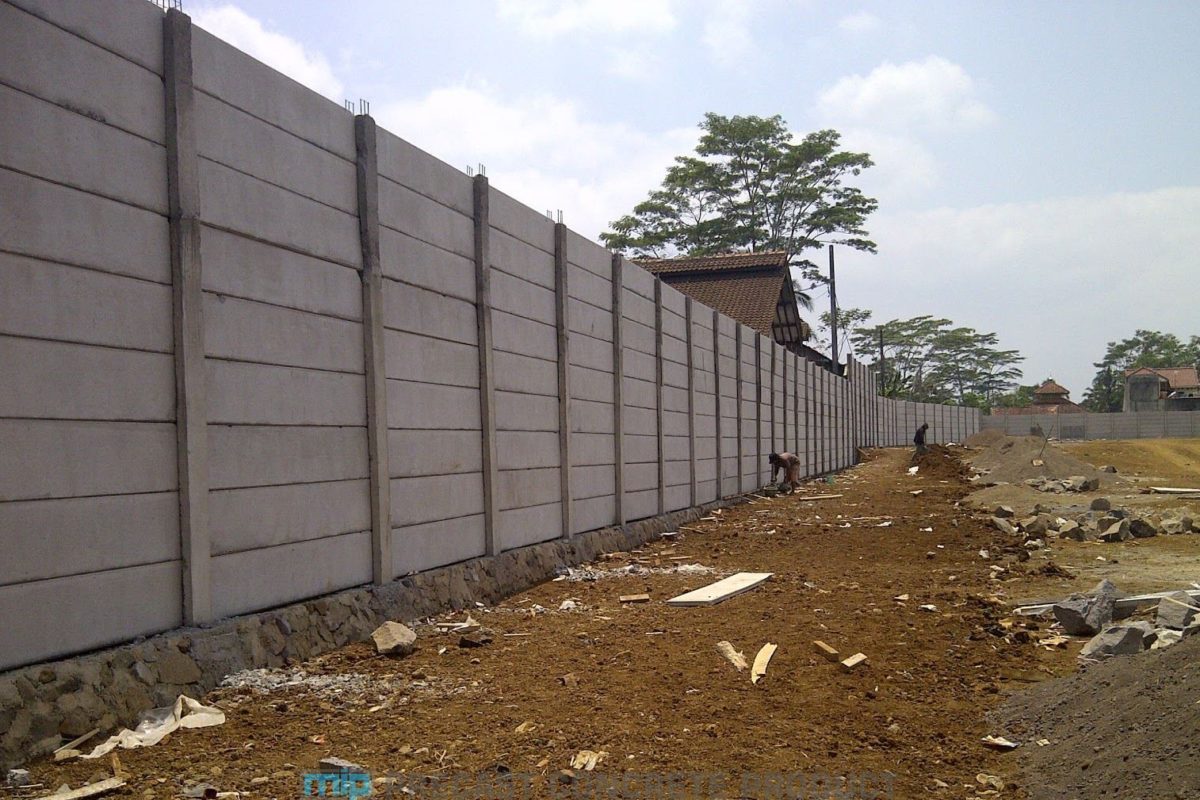 Upah Pasang Pagar Panel Beton Megacon Pabrik Beton Precast U Ditch Cover Box Culvert Pipa